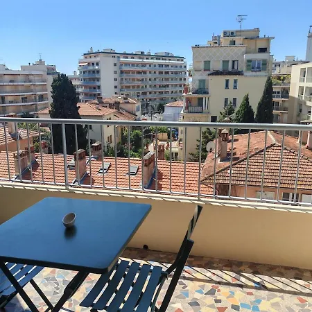 Superbe Sudio Juan Les Pins 2mins Des Plages Hypercentre شقة