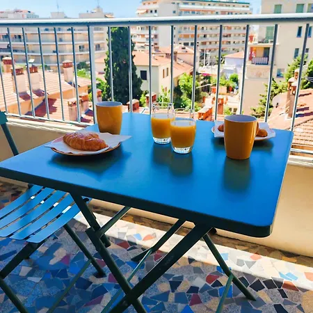 2 Persons - Clim - Hypercenter - 2mins Of - Juan Les Pins - And Sun Appartement *