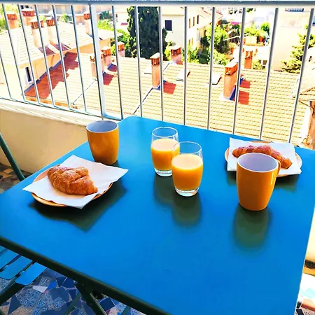 2 Persons - Clim - Hypercenter - 2mins Of - Juan Les Pins - And Sun Apartman